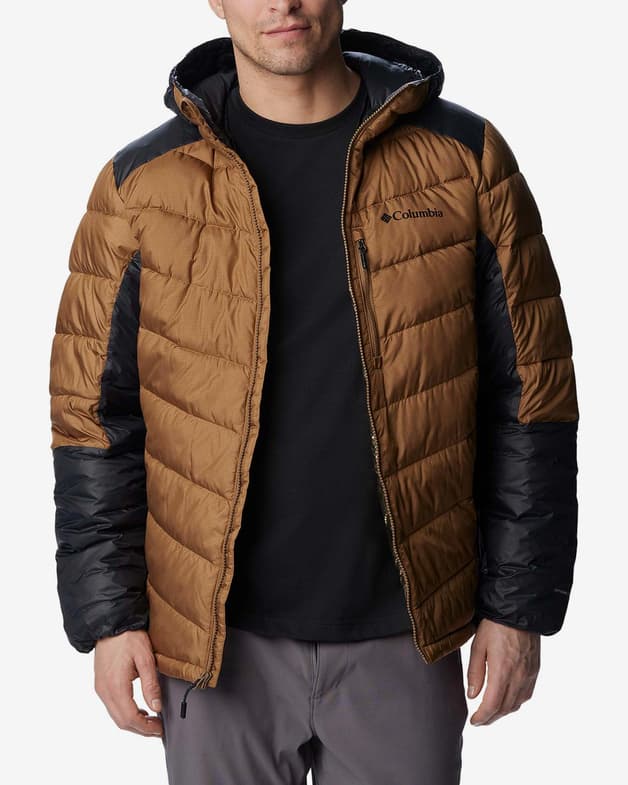 Chaqueta con capucha Columbia Labyrinth Loop Omni-Heat Infinity marrón claro - #4