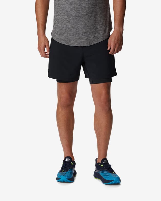 Pantalón corto Columbia Endless Trail 2 in 1 Short negro - #1
