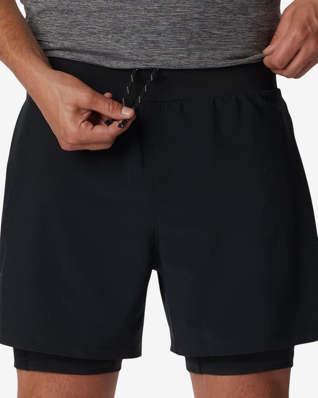 Pantalón corto Columbia Endless Trail 2 in 1 Short negro - #4