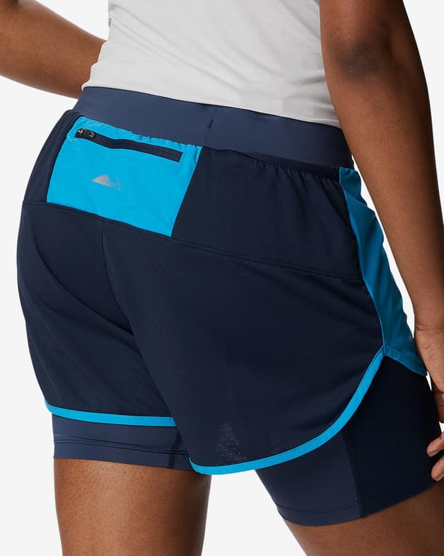 Pantalón corto Columbia Endless Trail 2 in 1 Short azul mujer - #5