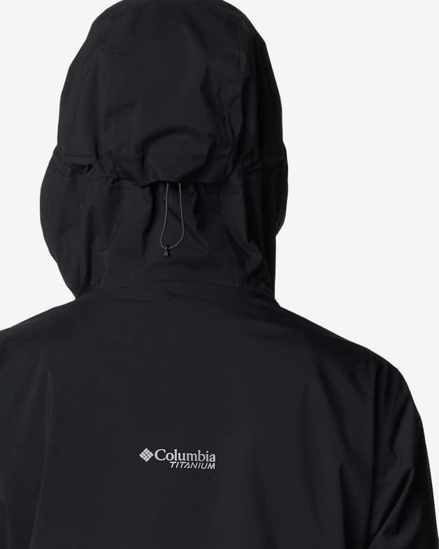 Chaqueta con capucha Columbia Ampli-Dry II Shell negro mujer - #7