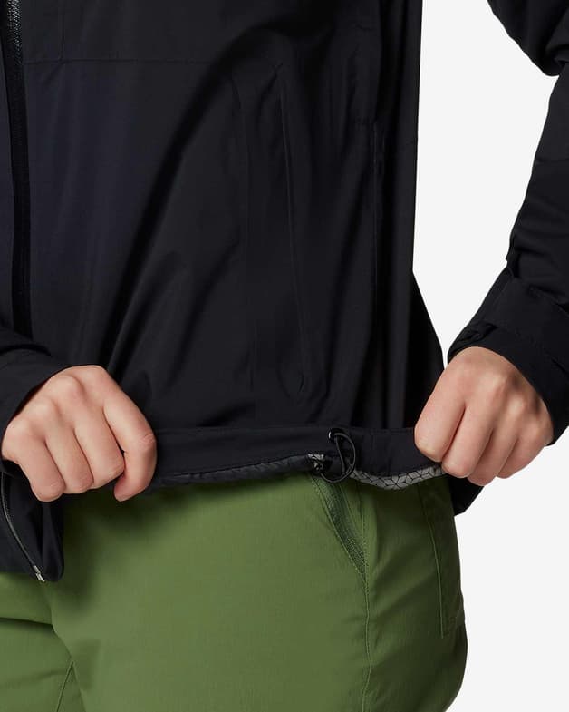 Chaqueta con capucha Columbia Ampli-Dry II Shell negro mujer - #9