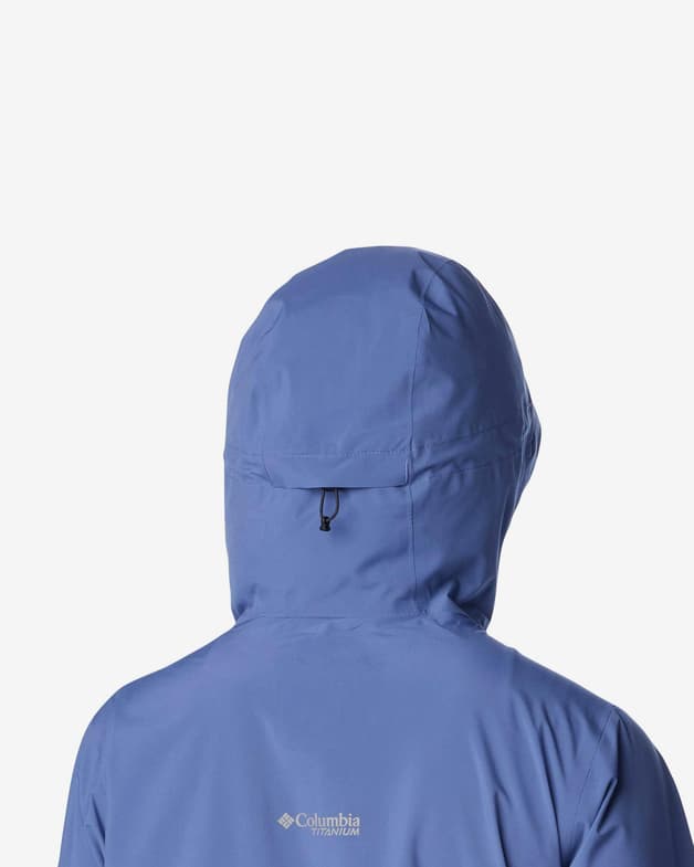 Chaqueta con capucha Columbia Ampli-Dry II Shell azul lila mujer - #7