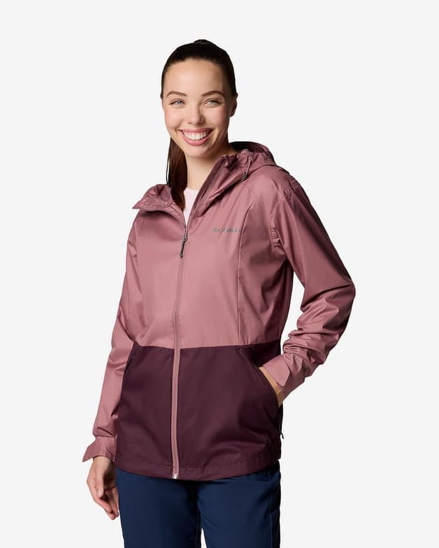 Chaqueta con capucha Columbia Inner Limits III rosa violeta mujer - #1