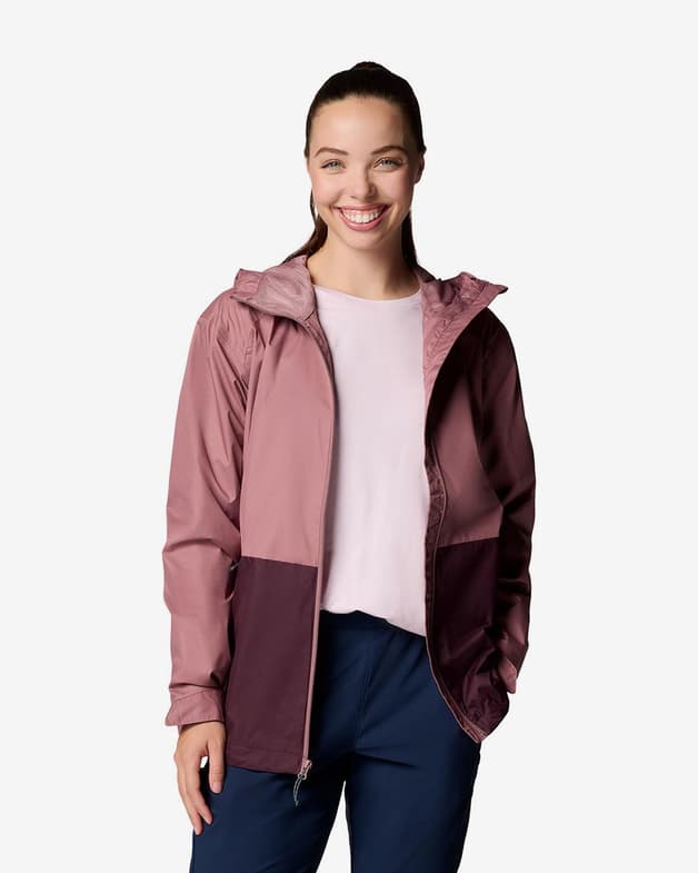 Chaqueta con capucha Columbia Inner Limits III rosa violeta mujer - #4