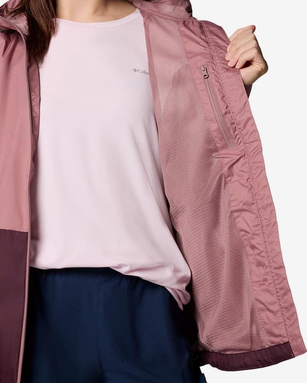 Chaqueta con capucha Columbia Inner Limits III rosa violeta mujer - #5