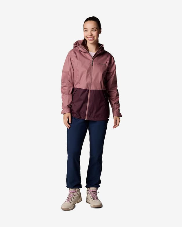 Chaqueta con capucha Columbia Inner Limits III rosa violeta mujer - #8