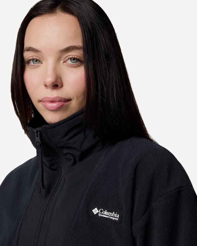 Forro polar Columbia Sequoia Grove Half Zip Fleece negro asfalto mujer - #4