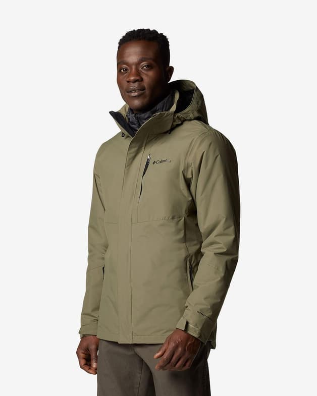 Chaqueta con capucha Columbia Element Blocker III Interchange marrón verdáceo - #2