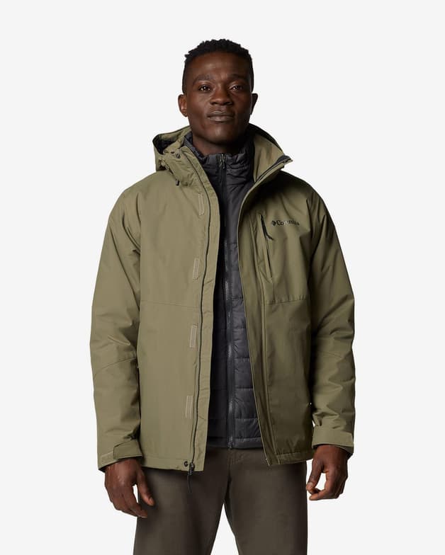 Chaqueta con capucha Columbia Element Blocker III Interchange marrón verdáceo - #4