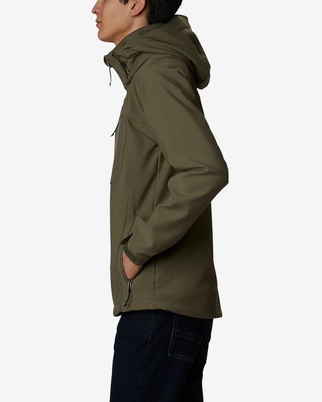 Chaqueta con capucha Columbia Cascade Ridge III Softshell verde oliva - #2
