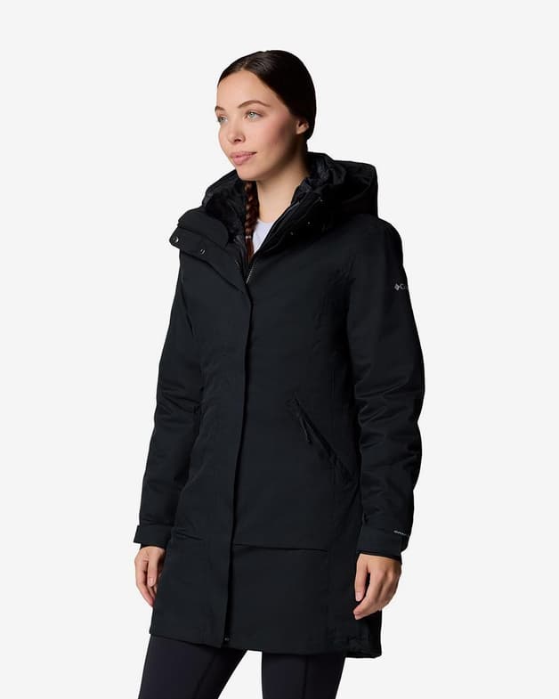 Chaqueta con capucha Columbia Pulaski II Interchange negro mujer - #2