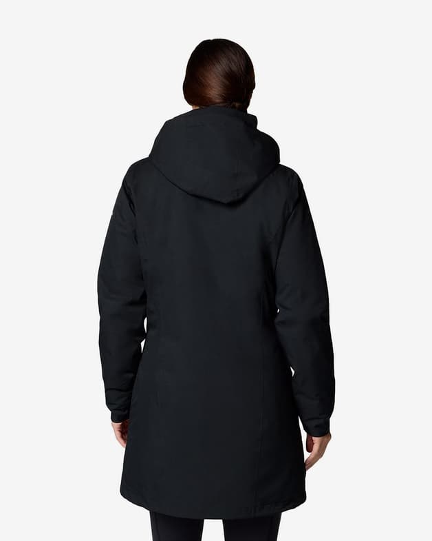 Chaqueta con capucha Columbia Pulaski II Interchange negro mujer - #3