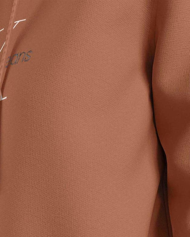 Sudadera con capucha Calvin Klein Jeans Archival Monologo naranja mujer - #5