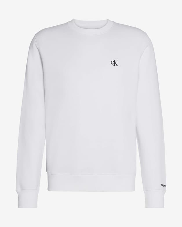 Sudadera Calvin Klein Jeans Small Monogram blanco - #1
