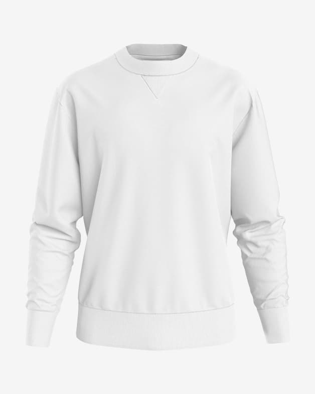 Sudadera Calvin Klein Jeans Badge Crew blanco - #1