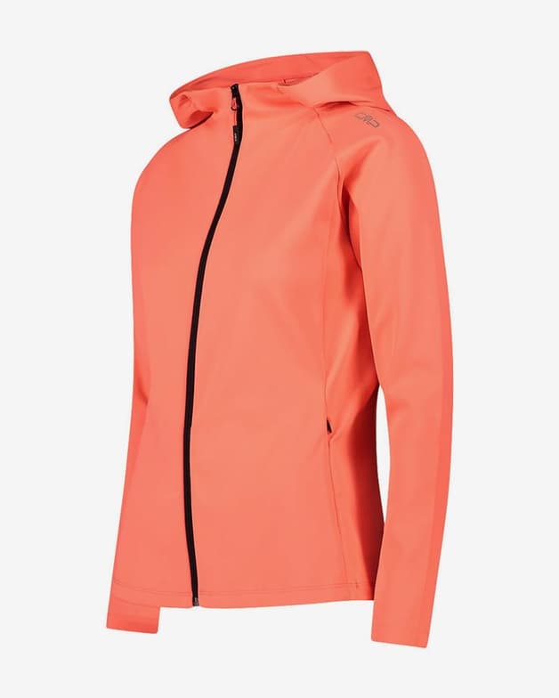 Sudadera con capucha CMP 4 Way Full Zip naranja claro mujer - #3