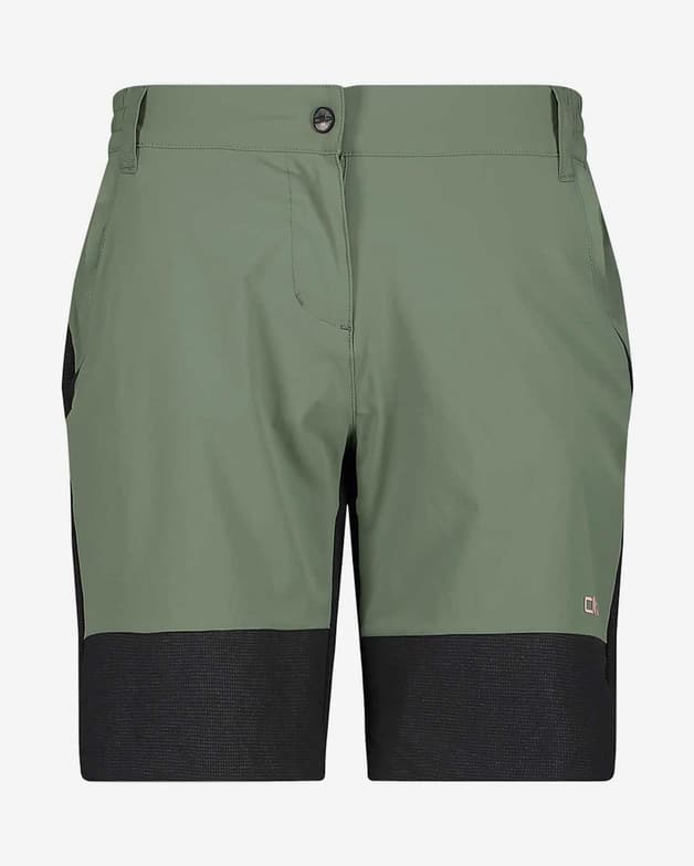 Pantalón corto CMP 4-Way Stretch verde bosque mujer - #1