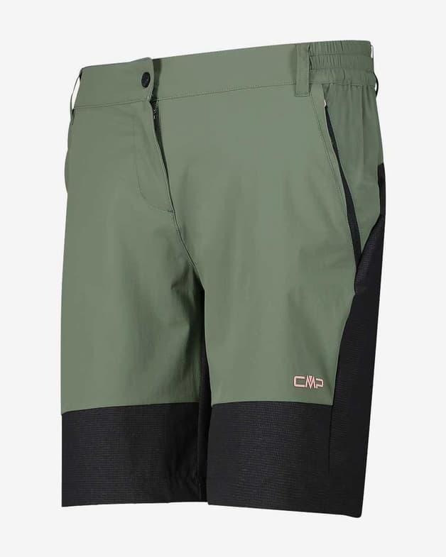 Pantalón corto CMP 4-Way Stretch verde bosque mujer - #3