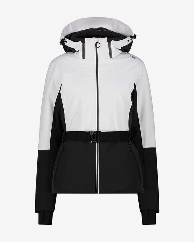 Chaqueta con capucha CMP 4 Way Stretch Ski blanco negro mujer - #1