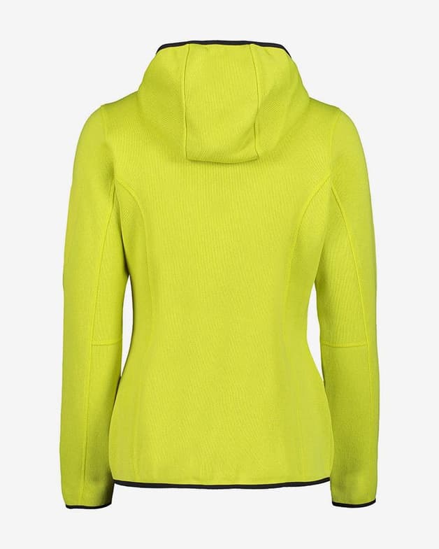Forro polar CMP Fix Hood Knitted amarillo lima mujer - #2