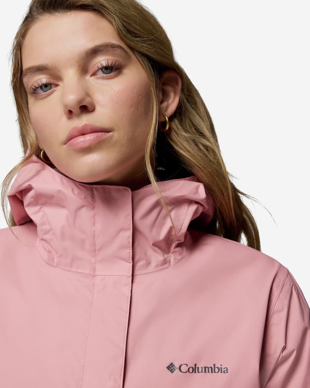 Chaqueta con capucha Columbia Arcadia II rosa claro mujer - #4