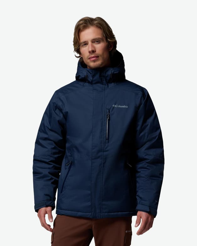 Chaqueta con capucha Columbia Oak Harbor II Insulated azul medianoche - #1