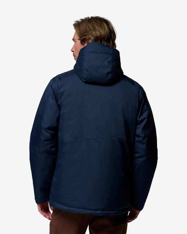 Chaqueta con capucha Columbia Oak Harbor II Insulated azul medianoche - #3