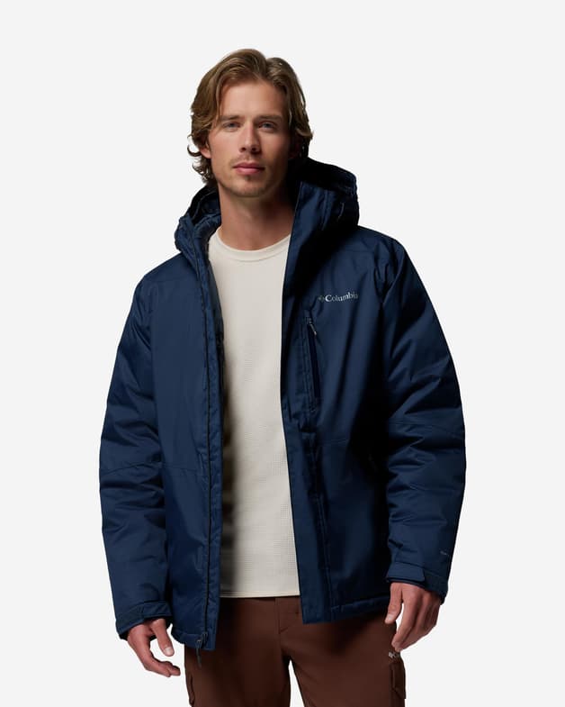 Chaqueta con capucha Columbia Oak Harbor II Insulated azul medianoche - #4