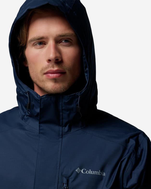 Chaqueta con capucha Columbia Oak Harbor II Insulated azul medianoche - #8