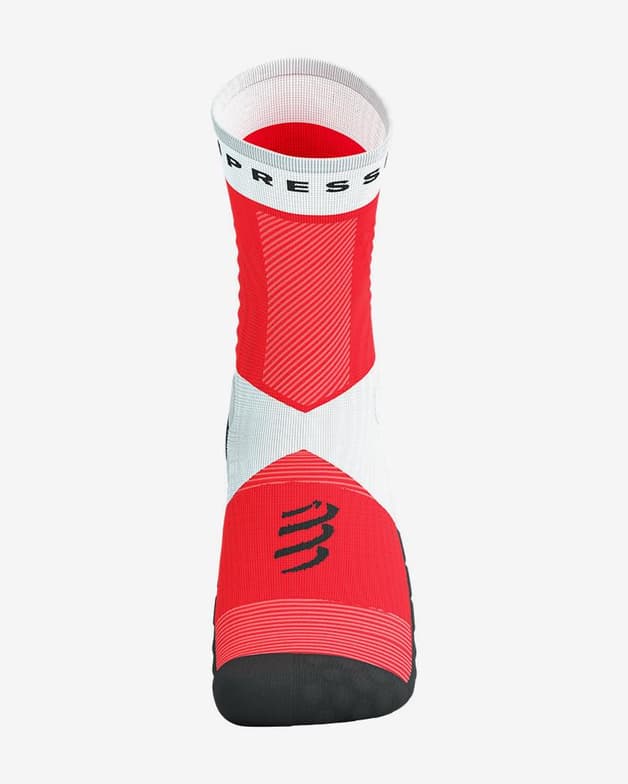 Calcetines Compressport Ultra Trail v2.0 rojo blanco negro - #2