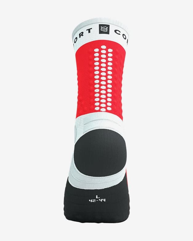Calcetines Compressport Ultra Trail v2.0 rojo blanco negro - #6