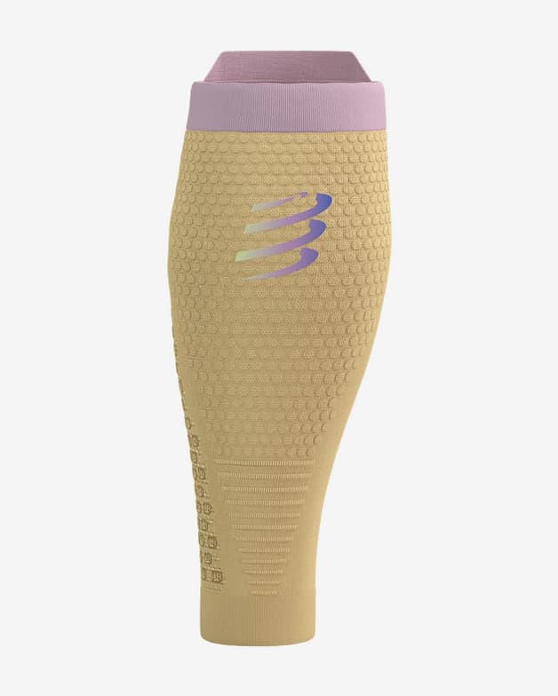 Medias de compresión Compressport R2 3.0 beige violeta - #6