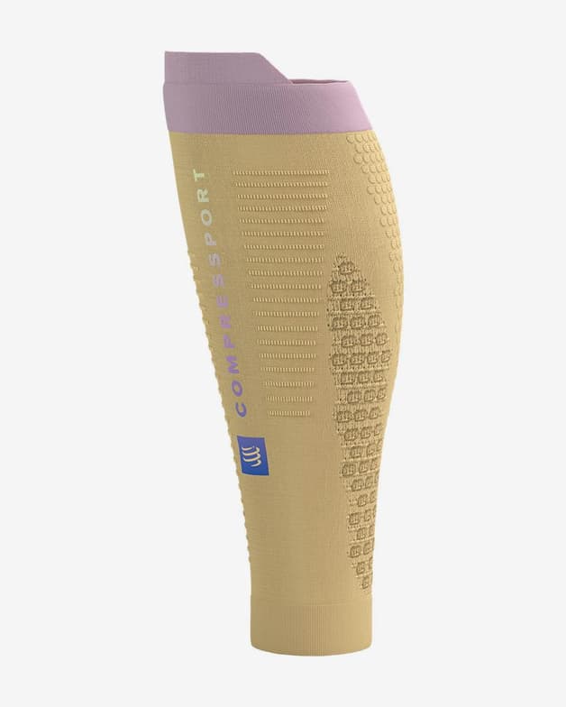 Medias de compresión Compressport R2 3.0 beige violeta - #9