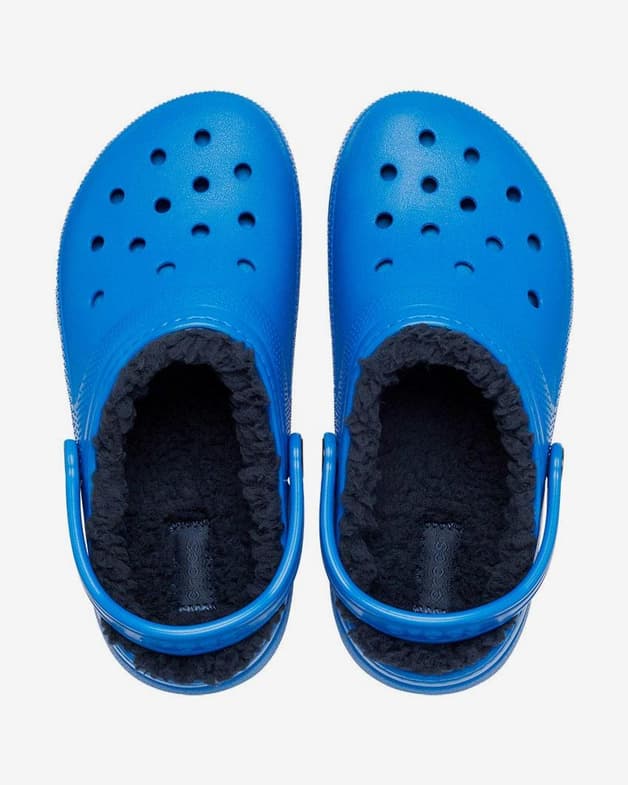 Crocs Classic Lined Clog T azul infantil - #2