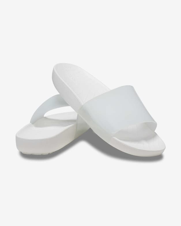 Chanclas Crocs Splash Glossy Slide blanco mujer - #2