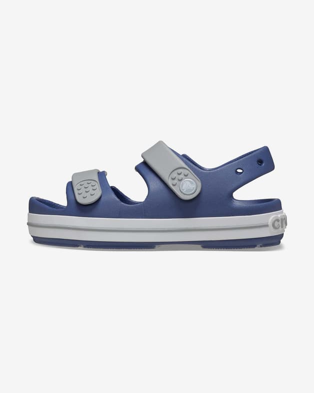 Sandalias Crocs Crocband Cruiser azul mate gris infantil - #4