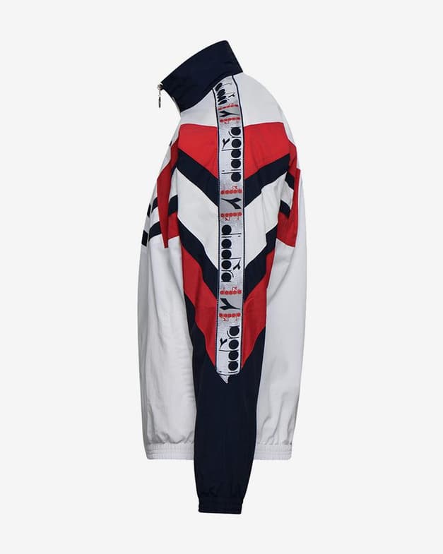 Sudadera Diadora OFS Track MVB blanco rojo azul marino - #2