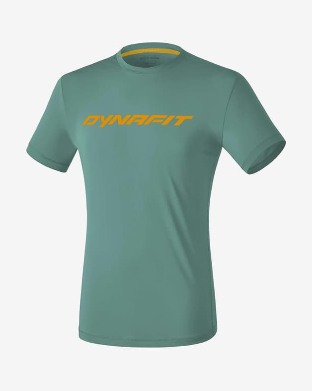 Camiseta Dynafit Traverse manga corta azul amarillo - #1