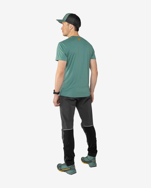 Camiseta Dynafit Traverse manga corta azul amarillo - #3