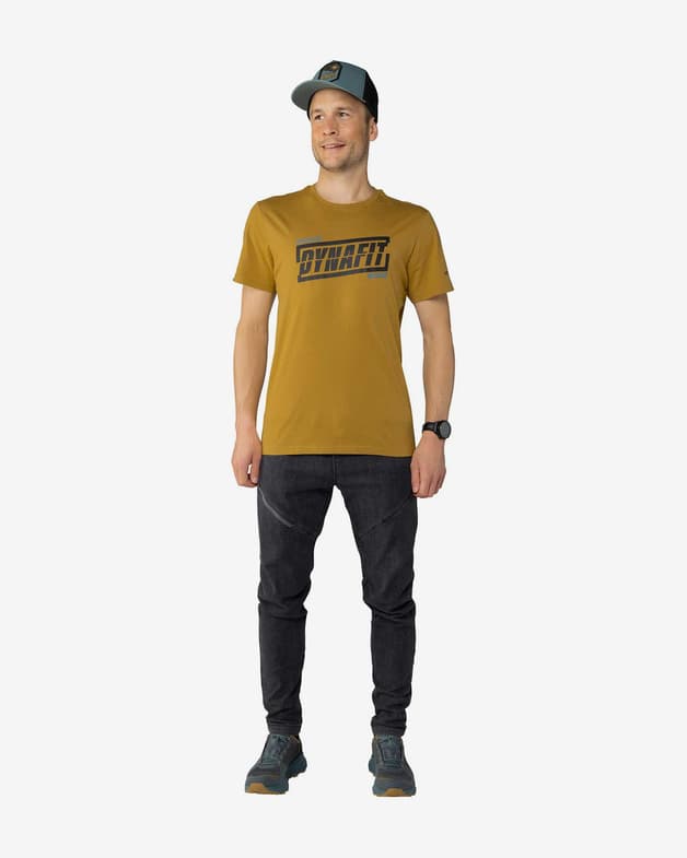 Camiseta Dynafit Graphic manga corta amarillo marrón - #2