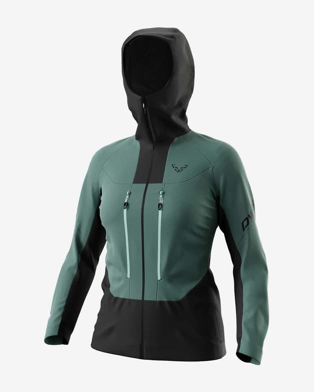 Chaqueta con capucha Dynafit TLT Dynastretch verde pálido mujer - #1