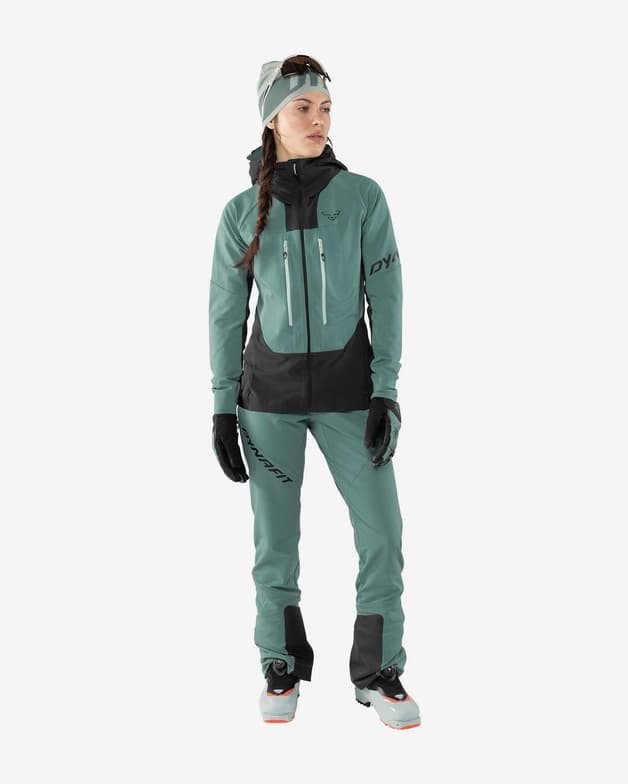 Chaqueta con capucha Dynafit TLT Dynastretch verde pálido mujer - #2