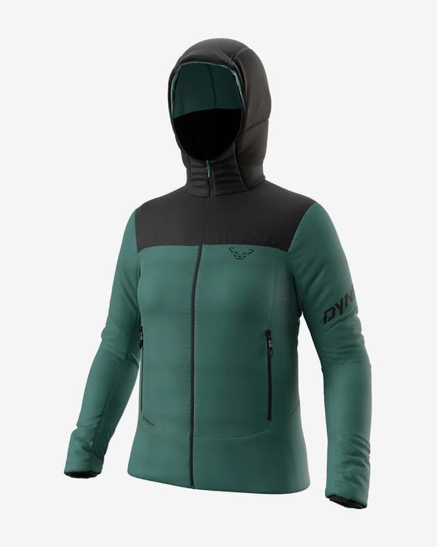 Chaqueta con capucha Dynafit Radical PrimaLoft verde azulado mujer - #1