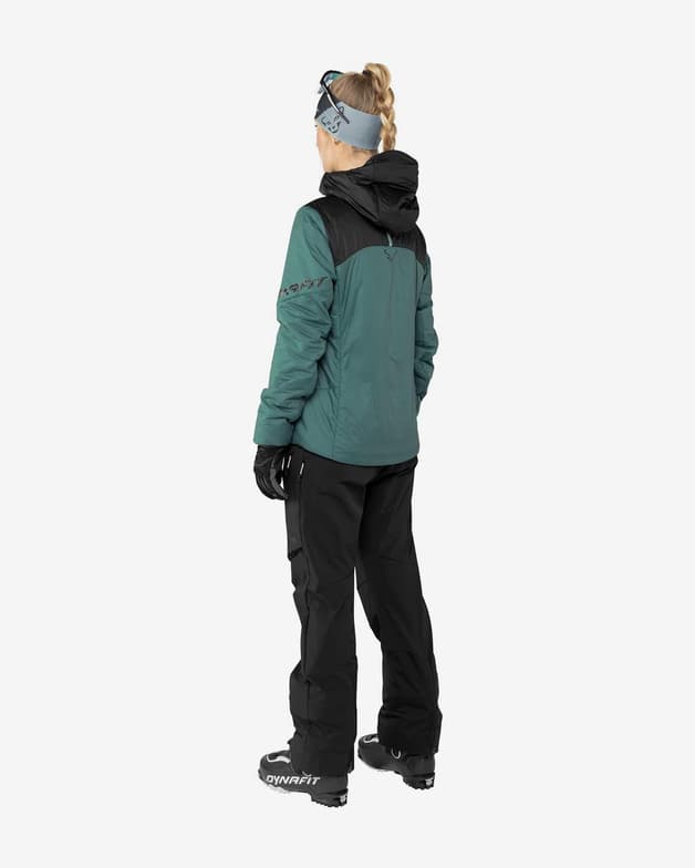 Chaqueta con capucha Dynafit Radical PrimaLoft verde azulado mujer - #3