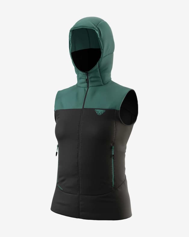 Chaleco con capucha Dynafit Radical PrimaLoft verde atlántico mujer - #1