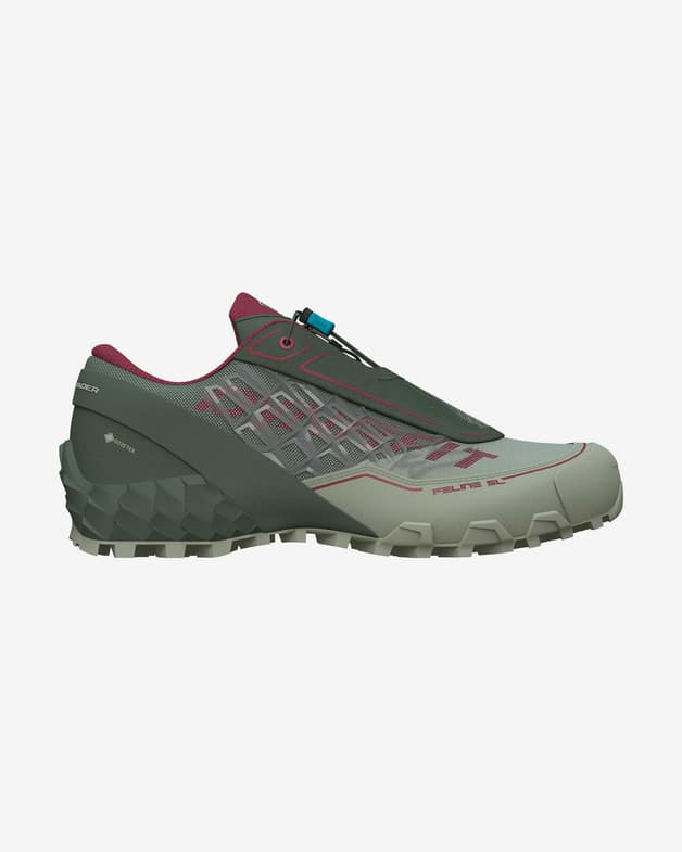 Zapatillas Dynafit Feline SL GORE-TEX verde oscuro gris mujer - #1