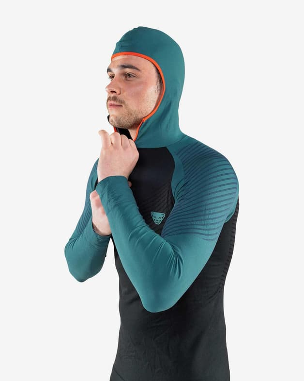 Camiseta interior Dynafit FT Dryarn Warm negro azul naranja - #2