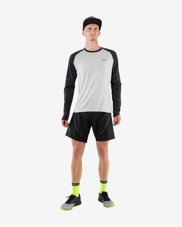 Camiseta Dynafit Alpine Pro manga larga gris negro blanco - #2