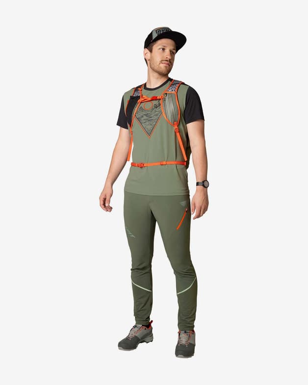 Pantalón largo Dynafit Transalper Hybrid verde oliva - #2
